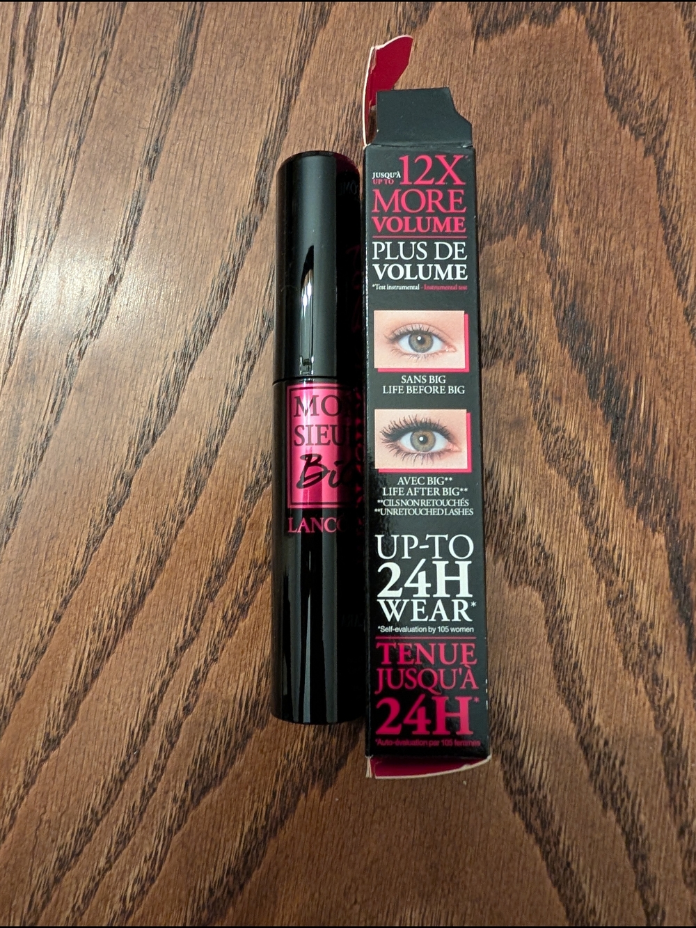 Lancôme Monsieur Big Mascara - Black with Pink Logo BNIB